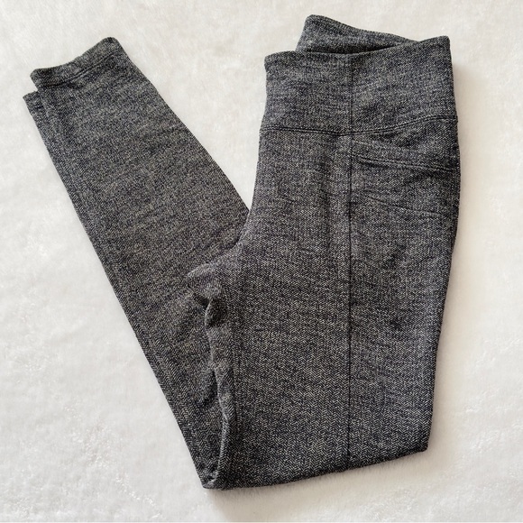 Athleta High Waist, Metro Herringbone Leggings Size Meduim - Picture 3 of 12